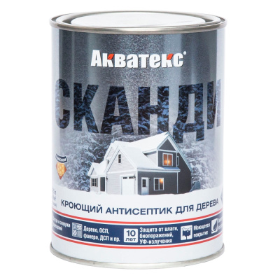 Антисептик кроющий Акватекс, Сканди, фьорд, 0,75 л купить в отделе магазина Экономстрой