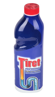 Средство для прочистки труб "ТИРЕТ" гель 1 л купить в отделе магазина Экономстрой