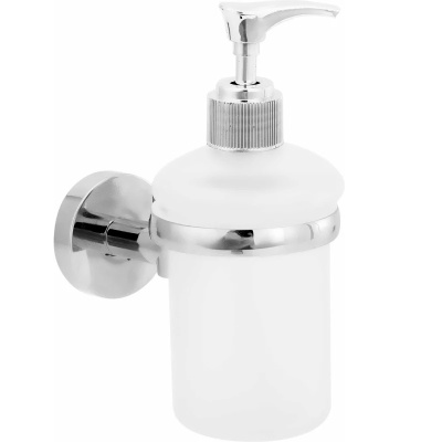 Дозатор для жидкого мыла стеклянный Fora Long L041, настенный купить в отделе магазина Экономстрой