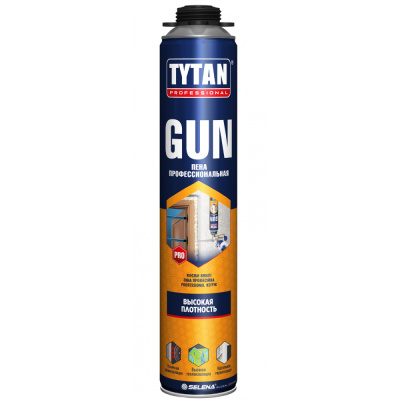 Пена монтажная профи Tytan Gun, всесезонная, 750 мл