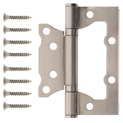 Петля накладная Code Deco, матовый никель, B2-NIS, 100х75х2,5 мм купить в отделе магазина Экономстрой