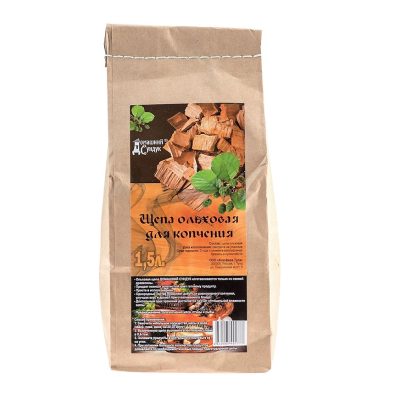 Щепа ольховая для копчения Домашний Сундук, 1,5 л купить в отделе магазина Экономстрой