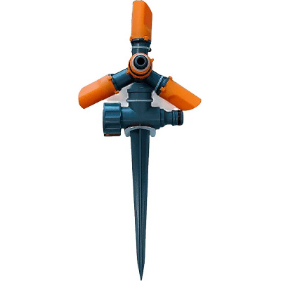 Разбрызгиватель 3-х рожковый вращающийся на колышке, GLQ GL 2014 купить в отделе магазина Экономстрой