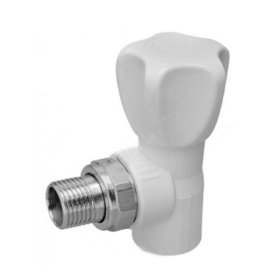 Кран PPR для радиатора с американкой угловой 25х3/4" нар. RTP 27860 купить в отделе магазина Экономстрой