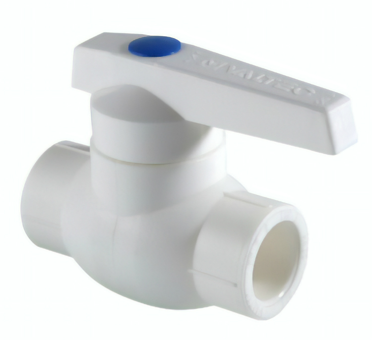 Кран шаровой полипропиленовый PP-R для горячей воды, Valtec VTp.743.0.025, 25 мм купить в отделе Полипропиленовые фитинги магазина Экономстрой