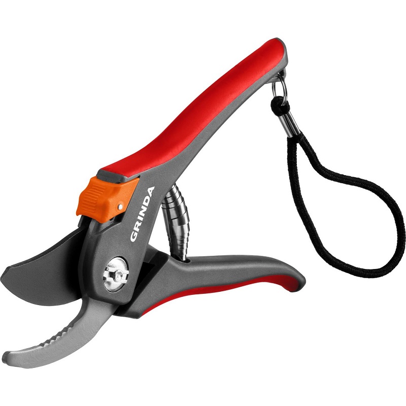 Секатор 205 мм прямого реза, с двухкомпонентными рукоятками GRINDA (15 мм) 8-423102_z02 купить в отделе Секаторы, кусторезы, ножницы газонные магазина Экономстрой