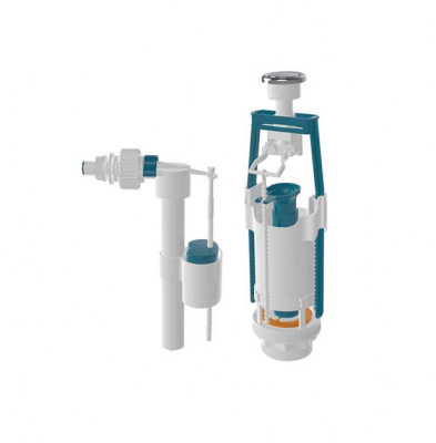 Арматура для смывного бачка NOVA, универсальная, с клапаном боковой подводки 4166 купить в отделе магазина Экономстрой