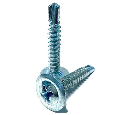 Саморез по металлу (PH2) с прессшайбой усиленный Жесть Русский Саморез, сверло, 4,2x19 мм (200 шт) купить в отделе магазина Экономстрой