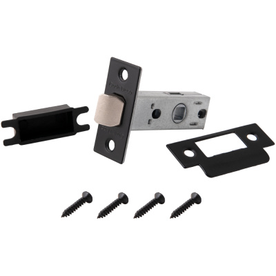 Защёлка врезная Code Deco, 5400-BLM, матовый черный купить в отделе магазина Экономстрой