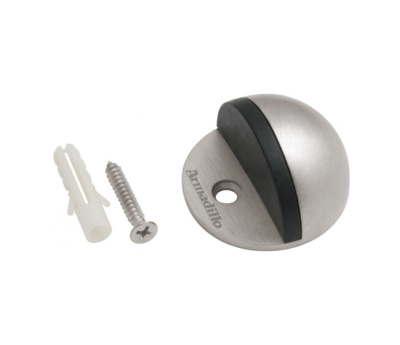 Упор дверной напольный DH003ZA SN Матовый никель купить в отделе магазина Экономстрой