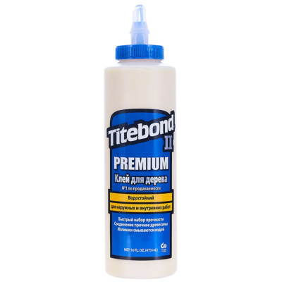 Клей столярный влагостойкий Titebond II Premium, 473 мл