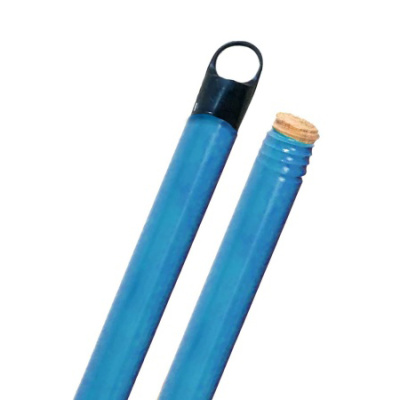 Черенок деревянный с резьбой в оплетке, 25х1200 мм, (синий) купить в отделе магазина Экономстрой