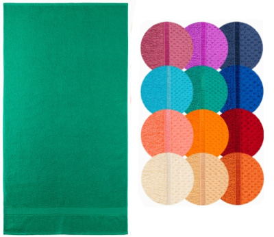 Полотенце гладкокрашеное, с х/б бордюром, 100% хлопок, 70х130 см купить в отделе магазина Экономстрой