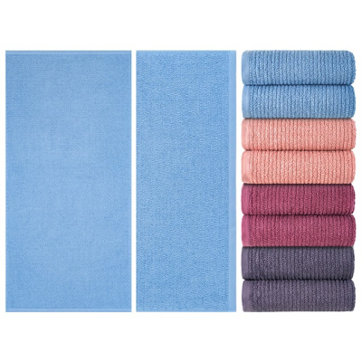 Полотенце махровое жаккардовое гладкокрашеное, 100% хлопок, рисунок Вельвет, плотность 420 г/м2, 50х90 см купить в отделе магазина Экономстрой