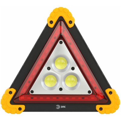 Фонарь аккумуляторный автомобильный Эра, AA-801, светодиодный, аварийный знак, PowerBank купить в отделе магазина Экономстрой