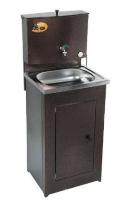 Умывальник дачный ЛЮКС с подогревом, мойка из нержавеющей стали, медь купить в отделе магазина Экономстрой