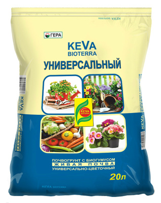 Биопочвогрунт 20л Универсальный KEVA BIOTERRA купить в отделе магазина Экономстрой