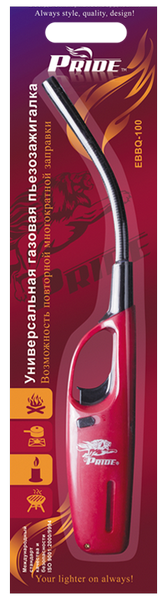 Зажигалка универсальная Pride EBBQ-100 Matt Color Flexible 82112
