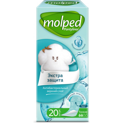 Прокладки ежедневные Экстра защита Hayat Molped, 20 шт купить в отделе магазина Экономстрой