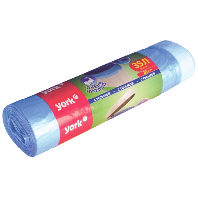 Мешки для мусора с тесьмой York, 35 л купить в отделе магазина Экономстрой