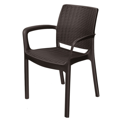 Кресло пластиковое Rodos, венге купить в отделе магазина Экономстрой