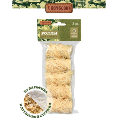 Роллы для розжига Boyscout, 5 шт купить в отделе магазина Экономстрой