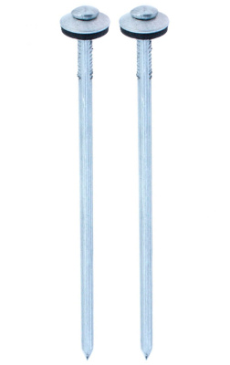 Гвозди шиферные оцинкованные Стройбат, 4х120 мм (50 шт) купить в отделе магазина Экономстрой