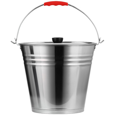 Ведро из нержавеющей стали Appetite, с крышкой, 8 л купить в отделе магазина Экономстрой