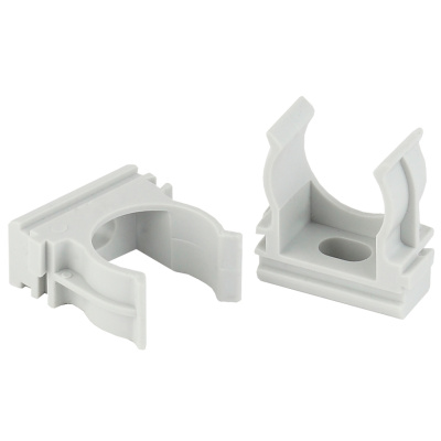 Крепеж-клипса для трубы Эра, 20 мм, серая, пластик (упак.10 шт) купить в отделе магазина Экономстрой