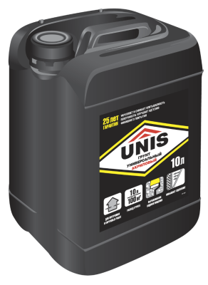 Грунтовка Unis Универсальная, 10 л купить в отделе магазина Экономстрой