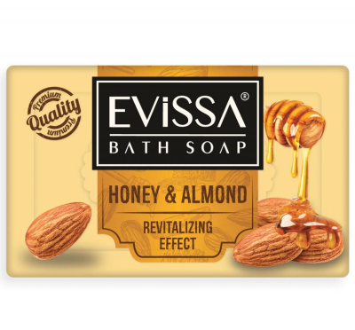 Банное мыло Evissa, мед-миндальный, 150 гр купить в отделе магазина Экономстрой