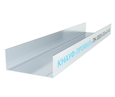 Профиль направляющий Knauf ПН-6, 100х40 мм (0,6 мм), 3 м купить в отделе магазина Экономстрой