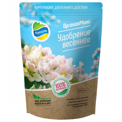 Удобрение органическое ОрганикМикс, весенее, 2,8 кг купить в отделе магазина Экономстрой