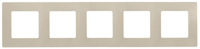 Рамка 5 постов слоновая кость Etika купить в отделе магазина Экономстрой