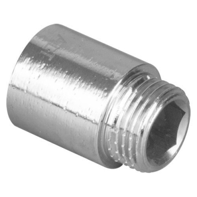 Удлинитель латунный, внутренняя-наружная резьба, Tebo T-ЛР.У.2.34-40.ХР.CN, хром, 3/4"х40 мм купить в отделе магазина Экономстрой