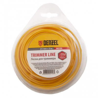 Леска для триммера (2 мм; 15 м; квадратная) Denzel 96155 купить в отделе магазина Экономстрой