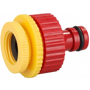 Адаптер внешний Grinda пластмассовый 1/2"+3/4"+1" купить в отделе магазина Экономстрой