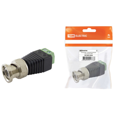 Разъем штекер BNC TDM, с клеммной колодкой купить в отделе магазина Экономстрой