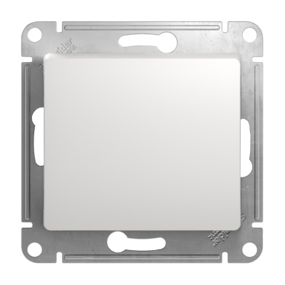 Переключатель Schneider Electric, Glossa, 1 клавишный, белый