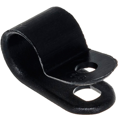 Скоба кабельная нейлоновая под винт ЭРА NO-225-273, 20 мм, 50 шт, черная купить в отделе магазина Экономстрой