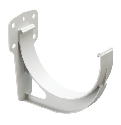 Кронштейн желоба Docke STANDARD (Standart)  пластиковый 120 мм, белый RAL 9003