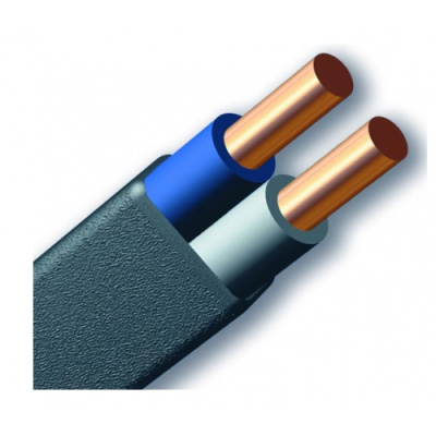 Кабель медный ВВГ-Пнг(А)-LS 2х2,5 ок-0,66 (плоский) ККЗ купить в отделе магазина Экономстрой