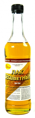 Лак ХВ-784 НОВБЫТХИМ по дереву бесцветный 0,5л купить в отделе магазина Экономстрой