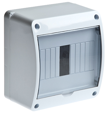 Бокс распределительный RUVinil ТУСО (IP40), ОП, 6 модулей, с прозрачной дверцей, 140х125х85 мм купить в отделе магазина Экономстрой