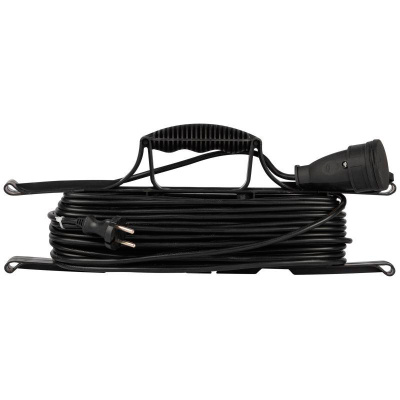 Удлинитель-шнур на рамке ЭРА GREEN LINE без заземления, ПВС 2х1, 10 А, 20 м