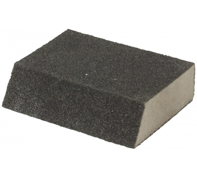 Губка шлифовальная 100х70х25 мм угловая, средняя Р80  FIT 38373 купить в отделе магазина Экономстрой