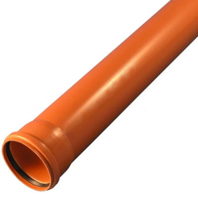 Труба ПП 160х4,9 мм, 3 м красный 11220 купить в отделе магазина Экономстрой