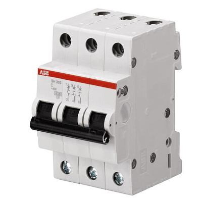 Автоматический выключатель ABB SH203 C25, 3P (25А; 6kA), 2CDS213001R0254 купить в отделе магазина Экономстрой