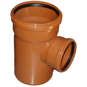 Тройник ПП 160х110<90гр. красный купить в отделе магазина Экономстрой