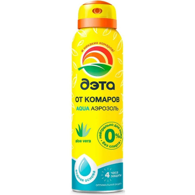 Аэрозоль от комаров Дэта, Аква, 150 мл купить в отделе магазина Экономстрой